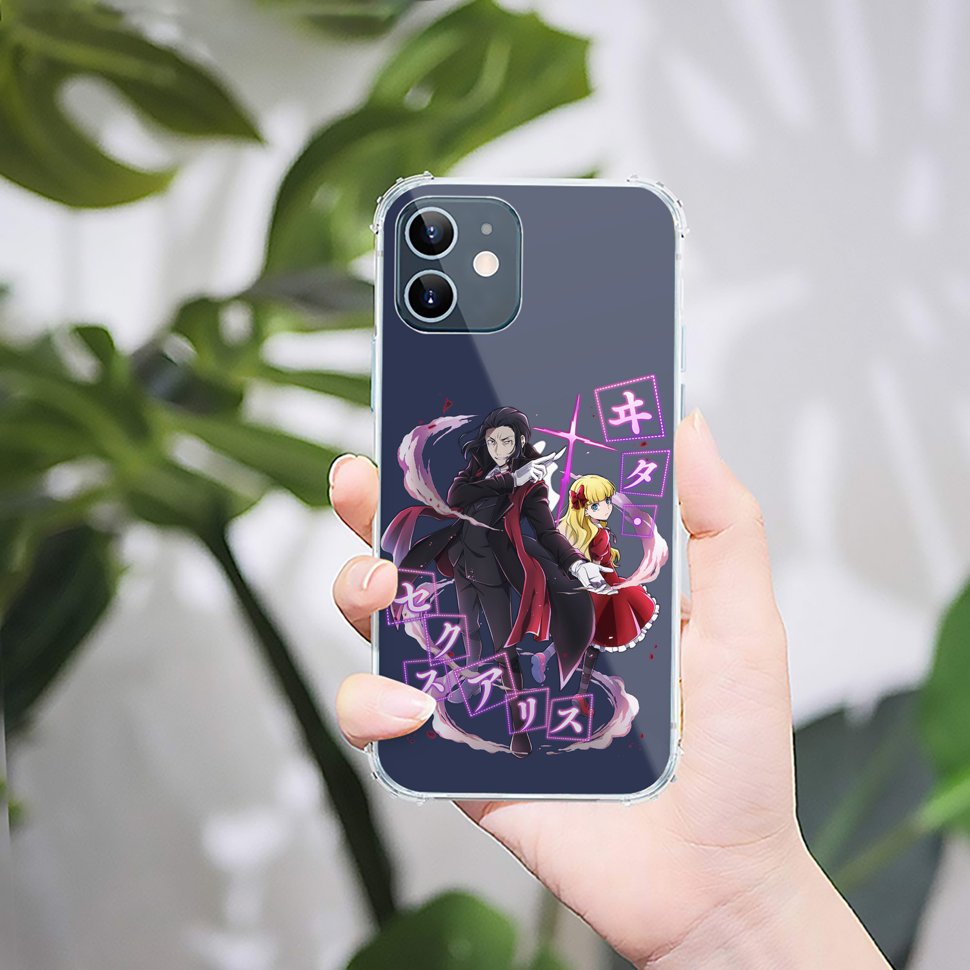 （画像用） 文豪ストレイドッグス Bungo Stray Dogs 【iPhone 12シリーズ対応】透明スマホケース（クリアソフトケース）
